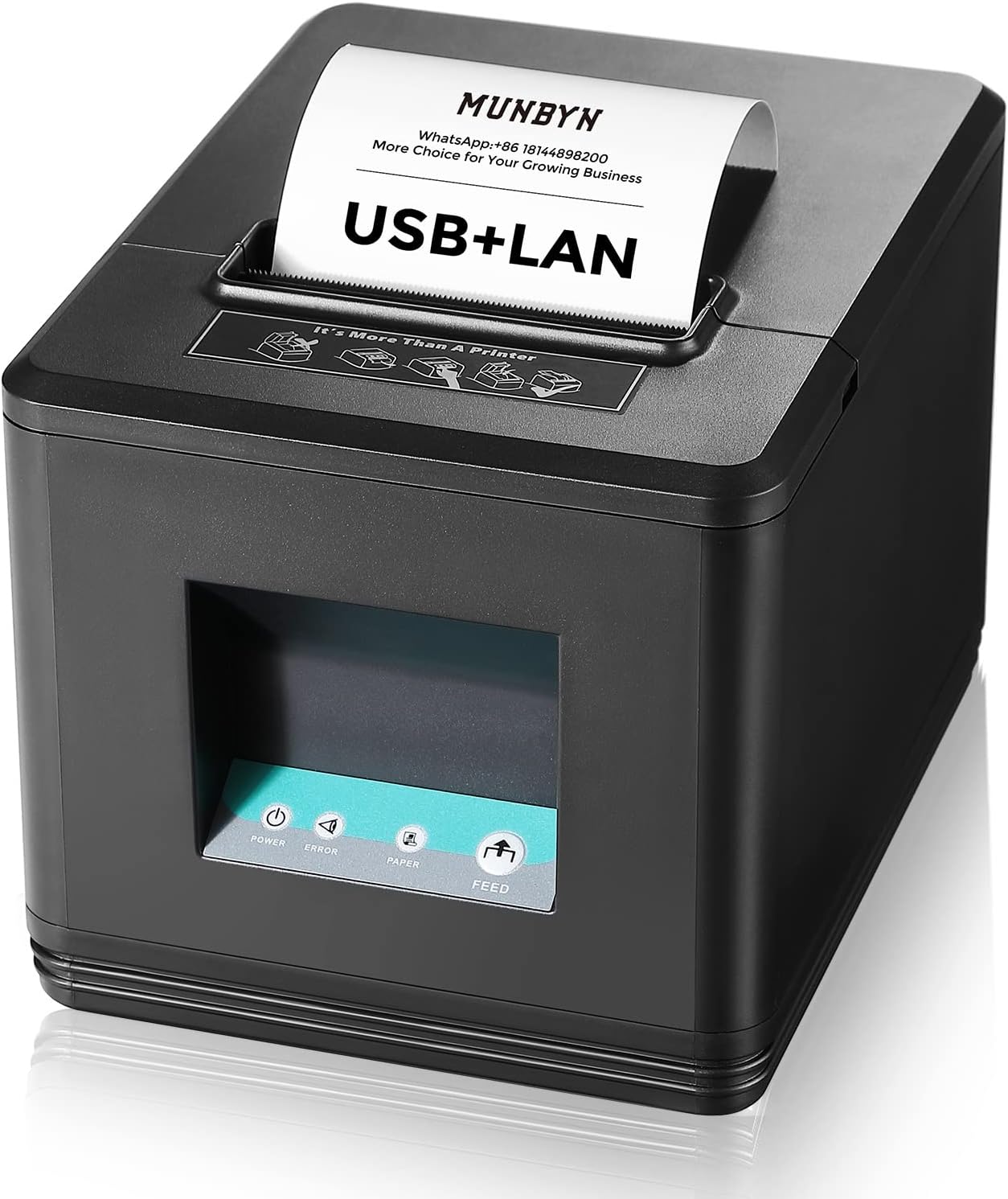 MUNBYN 80mm USB + Serial + Ethernet