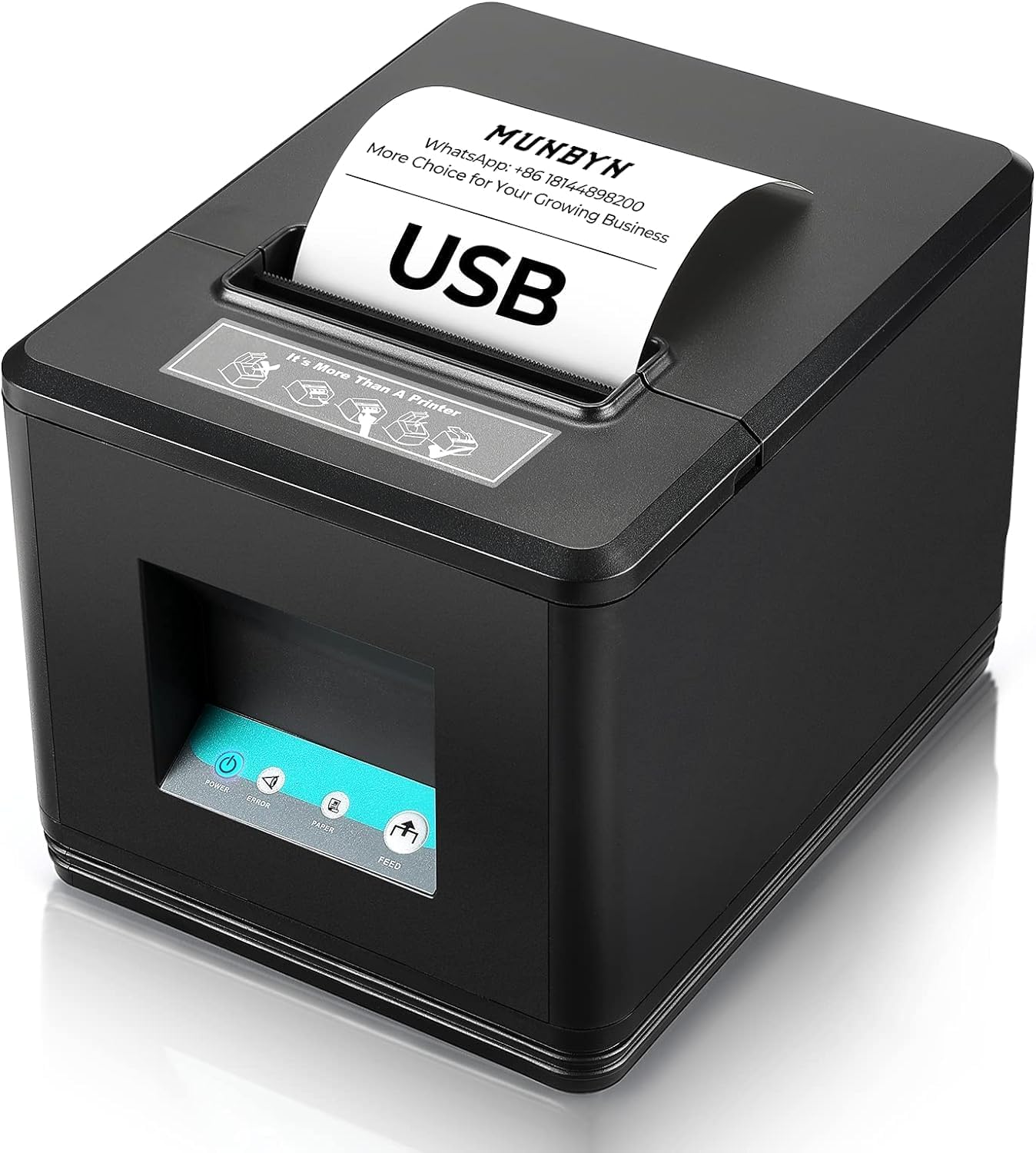 MUNBYN 80mm USB (+ cash-drawer port)
