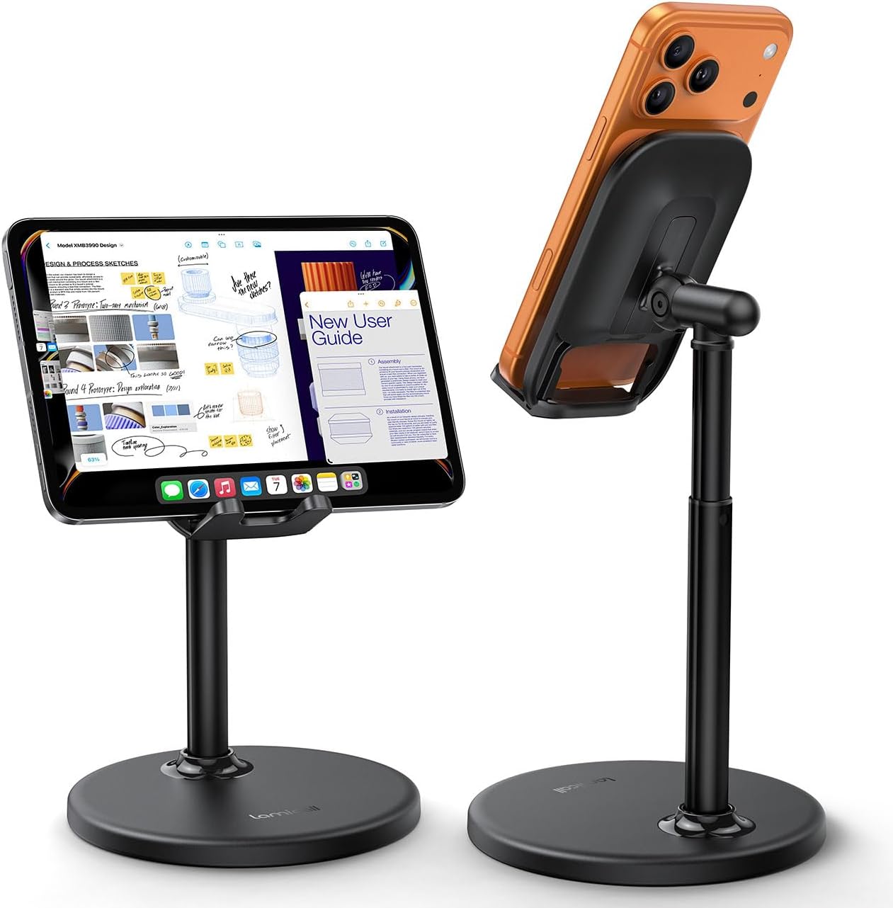 Phone / tablet desk stand